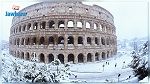 عاصفة ثلجية نادرة : تعطل الحركة  في روما