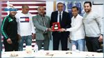رئيس الجامعة التونسية لكرة القدم  يستقبل النجم العلوي ومستقبل رجيش