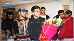 لاعبو الترجي يزورون عاطف الدخيلي