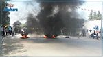 الوسلاتية : عمال الحضائر يحتجون ويغلقون طريقا