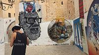 تظاهرة جربة Painting في حومة السوق