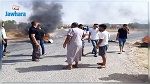 المهدية : غلق طريق بسبب انقطاع الماء 