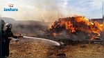 تعزيزات من الجيش الوطني للسيطرة على حريق حي الخضراء
