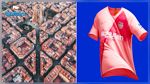 معمار مدينة برشلونة على قميص النادي الكتالوني