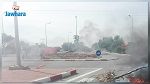اعادة فتح الطريق الوطنية عدد 1 على مستوى منتزه 