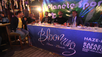 راديو سبور في متابعة خاصة لمقابلة تونس و النيجر من فضاء Blooming Resto Beach