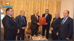 وزير الداخلية يستقبل رئيس الجامعة التونسية لكرة القدم 