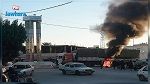 بنقردان : غلق طريق  وحرق العجلات  ومنع الشاحنات الليبية من العبور