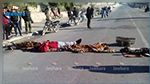 المتلوي : عاطلون عن العمل يغلقون الطريق و يخيطون أفوافههم  