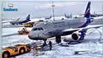 بسبب الثلوج : إلغاء وتأجيل أكثر من 80 رحلة طيران في مطارات موسكو