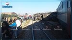 خروج قطار مسافرين عن مساره بمدخل محطة كركر 