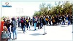 القيروان : طلبة كلية الآداب يغلقون الطريق