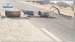 غلق الطريق الرابطة بين معتمديتي حفوز ونصر الله