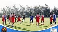 الحصة التدريبية الاولى للمنتخب الوطني قبل مواجهة مالي