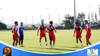 المنتخب الوطني يجري أول حصة تدريبية في الإسماعيلية