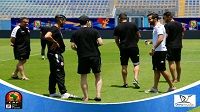 لاعبو المنتخب الوطني يزورون ملعب 30 جوان قبل مواجهة السنغال