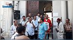 اعتصام الإطارات المسجدية امام مقر وزارة الشؤون الدينية 