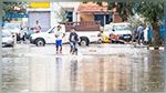 منوبة : شفط المياه من المنازل واخماد حريق ناتج عن صاعقة رعدية
