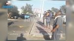 تونسيون ينقذون عائلة ليبية كانت داخل سيارة نشب بها حريق