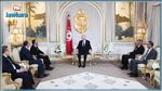 رئيس الجمهورية يستقبل رئيسي مجلسي النواب و المستشارين المغربيين