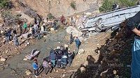 صور من موقع الحادث الأليم في عمدون