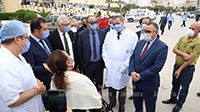 وزير الصحة يشرف على تدشين وحدة كوفيد 19 بمستشفى سهلول