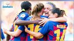 سيدات برشلونة يتوّجن بلقب الدوري الإسباني بعد انهاء الموسم 