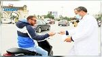 وزير الصحّة يوزّع الكمّامات على المواطنين (صور)