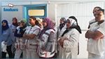 بالصور: اضراب اعوان الصحة في جندوبة