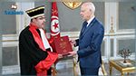 رئيس محكمة التعقيب يقدم تقرير المحكمة السنوي لرئيس الجمهورية