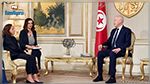رئيس الجمهورية يلتقي وزيرة الداخلية الإيطالية (فيديو)