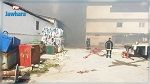 السيطرة جزئيا على حريق مصنع الملابس المستعملة بمنزل جميل