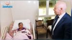 رئيس الجمهورية يزور الفنانة دلندة عبدو