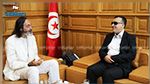 وزير الثقافة يلتقي الفنان هشام رستم 