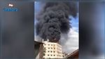 لبنان: نشوب حريق هائل على سطح أحد المباني في ضواحي بيروت
