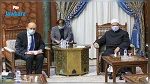 خلال زيارة أداها الى الأزهر: الإمام الأكبر  يطلب من وزير خارجية فرنسا بعدم استخدام عبارة 