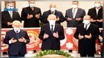 الرؤساء الثلاثة يشرفون على موكب إحياء ذكرى اغتيال الزعيم فرحات حشاد 