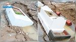 بنزرت: مياه السيلان تجرف واجهات قبور بمقبرة مخصصة للمصابين بكورونا