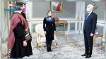 سعيد يستقبل رئيسة اتحاد المرأة ورئيسة جمعية النساء الديمقراطيات