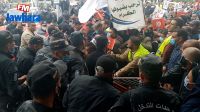 خلال تجمّع للنقابات الأمنية أمام مقرّ رئاسة الحكومة : أمنيون يتجاوزون حاجزا أمنيا