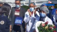 أمنيون يكرمون طواقم الجيش الأبيض بمستشفيىْ فرحات حشاد وسهلول