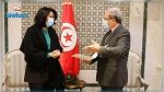 الجرندي يتسلم رسالة اعتماد رئيسة مكتب منظمة الفرنكوفونية لمنطقة شمال إفريقيا