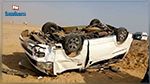  إصابة 3 أعوان حرس في إنقلاب سيارة في رمادة