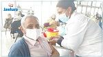 البطل الأولمبي محمد القمودي يتلقى الجرعة الأولى من لقاح كورونا