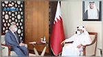 وزير التجارة والصناعة القطري  يجتمع مع علي الكعلي