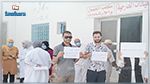 وقفة احتجاجية لإطارات الصحة بكل من مستشفى شربان و الجم (صور)