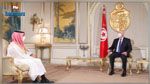  وزير الخارجية السعودي يؤكد لرئيس الجمهورية حرص المملكة على أمن واستقرار تونس