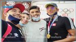 وصول البطل الاولمبي احمد ايوب الحفناوي الى تونس (صور )