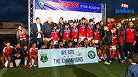 النجم الرياضي الساحلي يفوز بدورة ودية من تنظيم أكاديمية النسر الرياضي بطبلبة