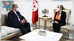 رئيسة الحكومة تلتقي رئيس منظمة الأعراف